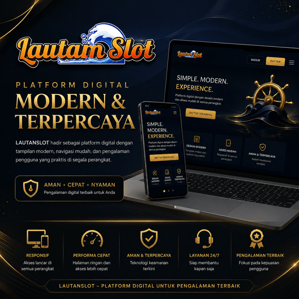 LAUTANSLOT: Platform Digital dengan Tampilan Modern dan Pengalaman Pengguna yang&nbsp;Praktis