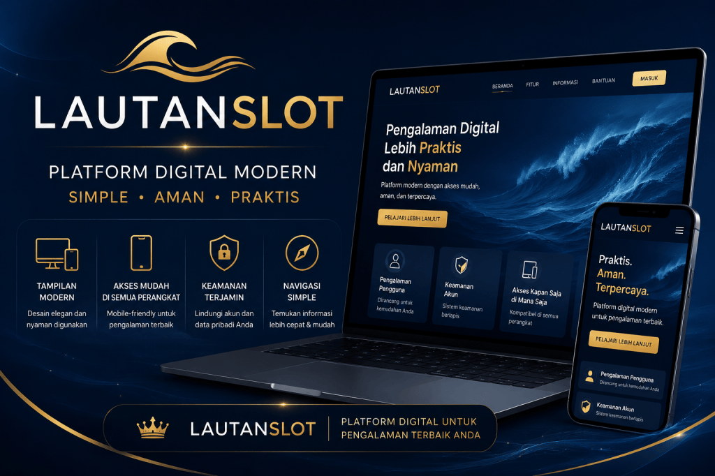 LAUTANSLOT: Platform Digital dengan Tampilan Modern dan Pengalaman Pengguna yang&nbsp;Praktis